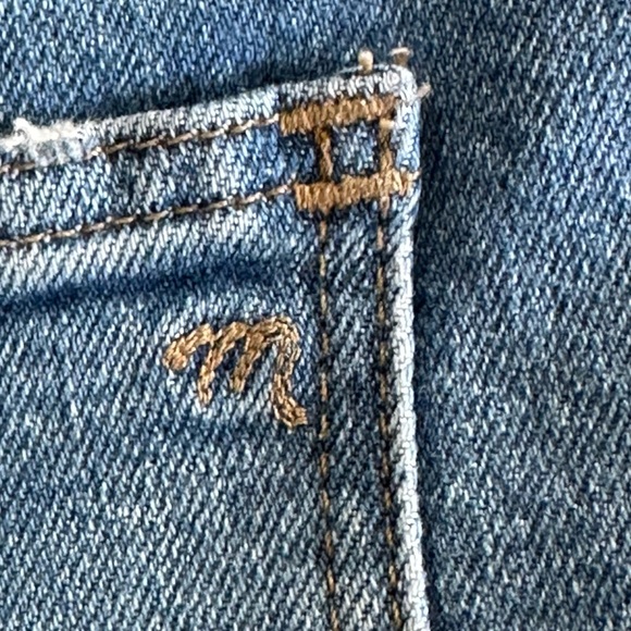 MADEWELL Tall '90s High-Rise Bootcut Jeans in Medium Wash Size  28T Tall - Picture 7 of 10